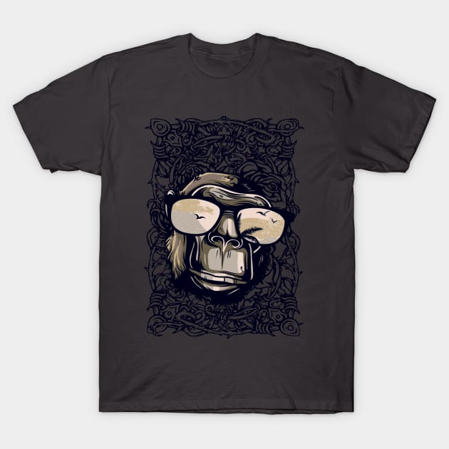 Funky Monkey T-Shirt by eufritz